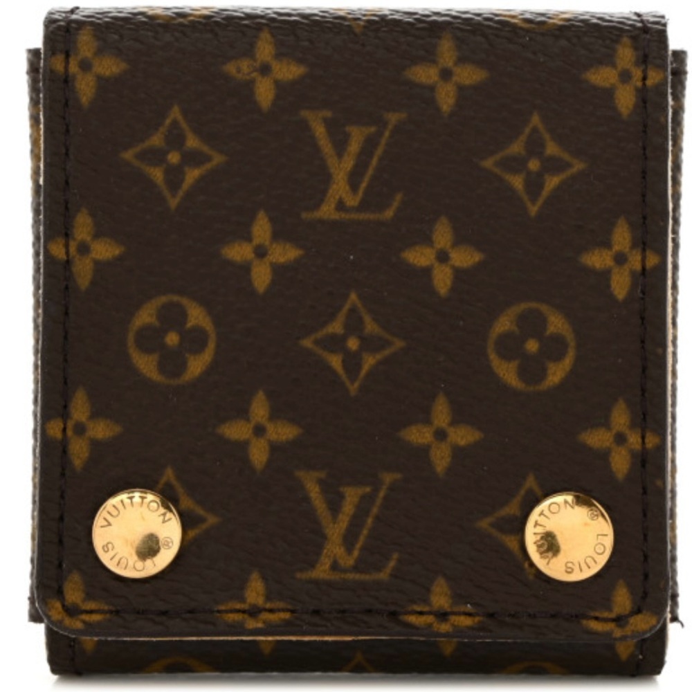 LOUIS VUITTON Monogram Folding Jewelry Case PM